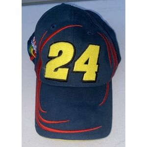 NASCAR Jeff Gordon Winners Circle Dupont Motorsports #24 Vintage Cap Hat Blue